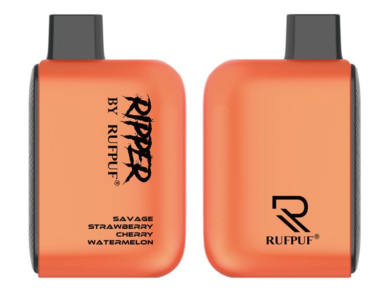 Ripper By Rufpuf Savage Strawberry Cherry Watermelon Disposable Vape 