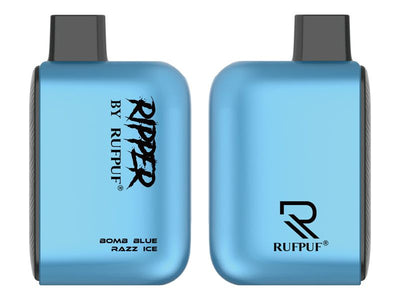 Ripper By Rufpuf Bom Blue Razz Ice Disposable Vape 