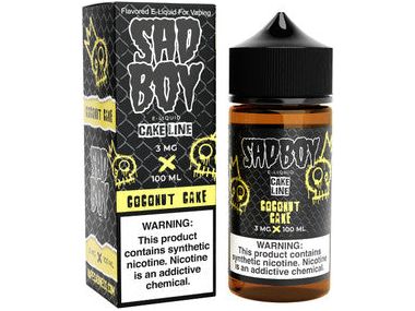Sadboy E-Liquid - Coconut Cake 100ML Bottle 