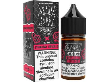 Sadboy E-Liquid - Strawberry Cheesecake 30ML Bottle 