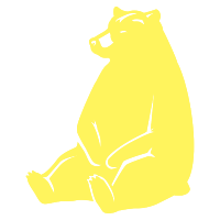 the smoky box yellow bear