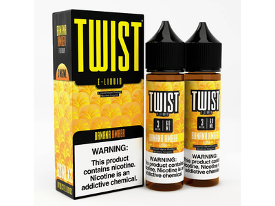 Twist E-Liquid - Banana Amber 120ML Bottle 