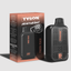 Tyson Heavyweight Frozen Peach flavored disposable vape device and box.