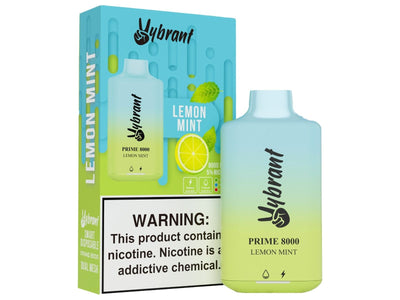 Vybrant Prime 8000 Disposable Vape - Lemon Mint