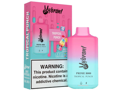 Vybrant Prime 8000 Disposable Vape - Tropical Punch 
