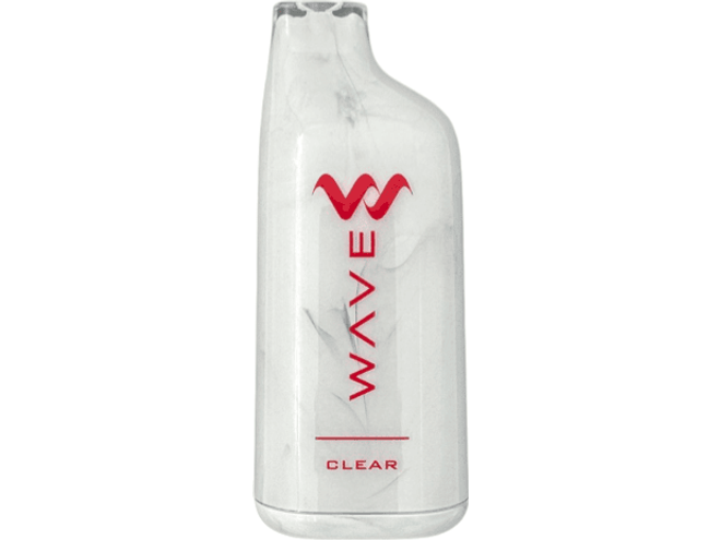 Wave 8000 Clear flavored disposable vape device.