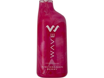 Wave 8000 Kiwi Dragon Berry flavored disposable vape device.