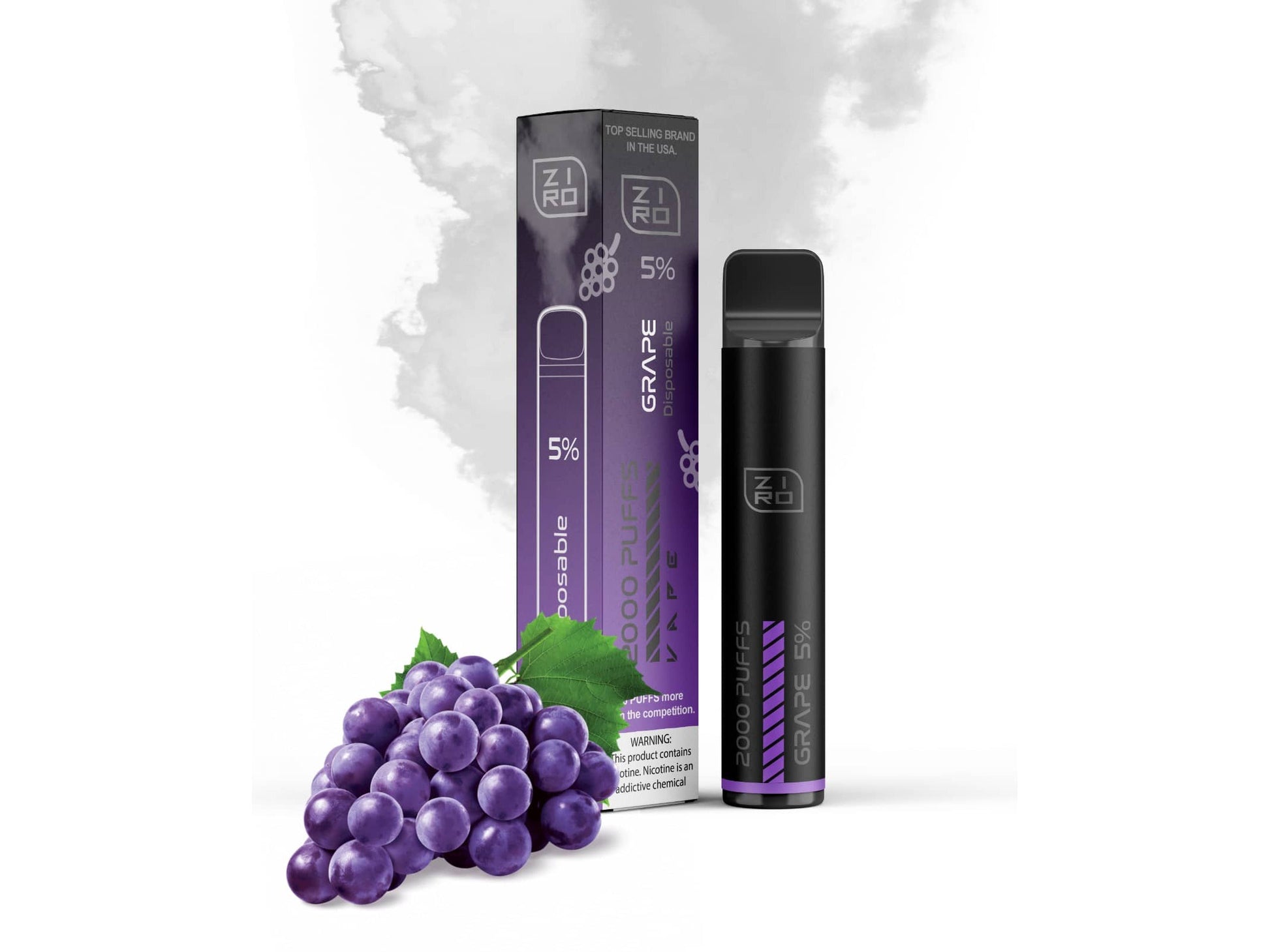 ZIRO Disposable vapes Grape flavored device
