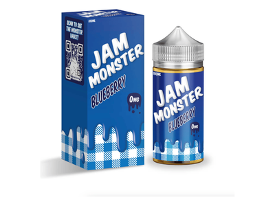 Jam Monster E-Liquid - Blueberry 100ML Bottle