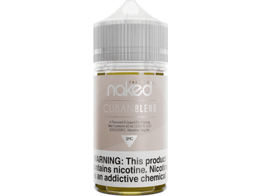 Naked 100 Tabacco 60ML- Cuban Blend E-liquid bottle 