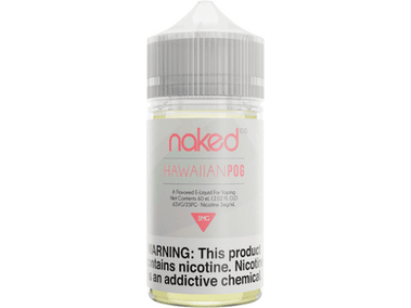 Naked 100 60ML - Hawaiian POG E-liquid bottle 
