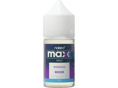 Naked 100 Max Salt E-Liquid - Berries 30ML Bottle 