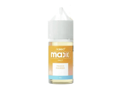 Naked 100 Max Salt E-Liquid - Ice Peach Mango 30ML Bottle 