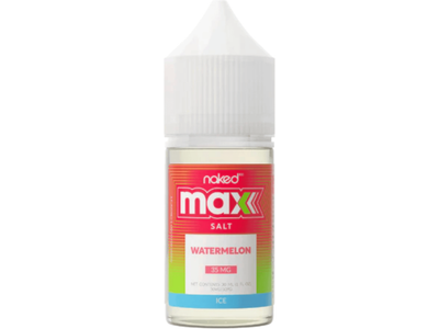 Naked 100 Max Salt E-Liquid - Ice Watermelon 30ML Bottle 