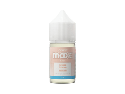 Naked 100 Max Salt E-Liquid - Ice White Guava 30ML Bottle 