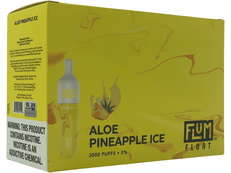 Flum Float Aloe Pineapple Ice Flavor Box / Brick disposable vape