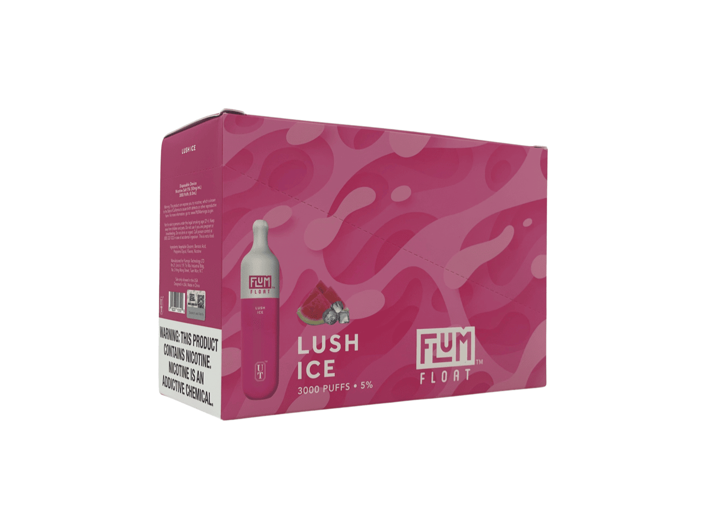 Flum Float Lush Ice Flavor Box / Brick disposable vape