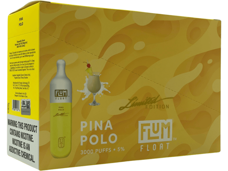 Flum Float Pina Polo Flavor Box / Brick disposable vape