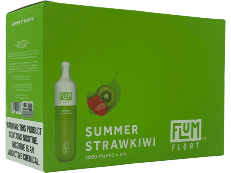 Flum Float Summer Strawkiwi Flavor Box / Brick disposable vape