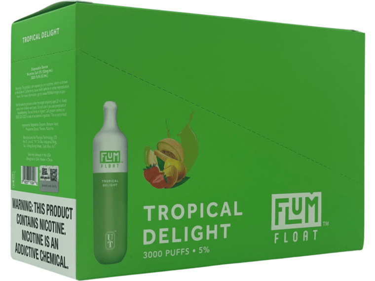 Flum Float Tropical Delight Flavor Box / Brick disposable vape