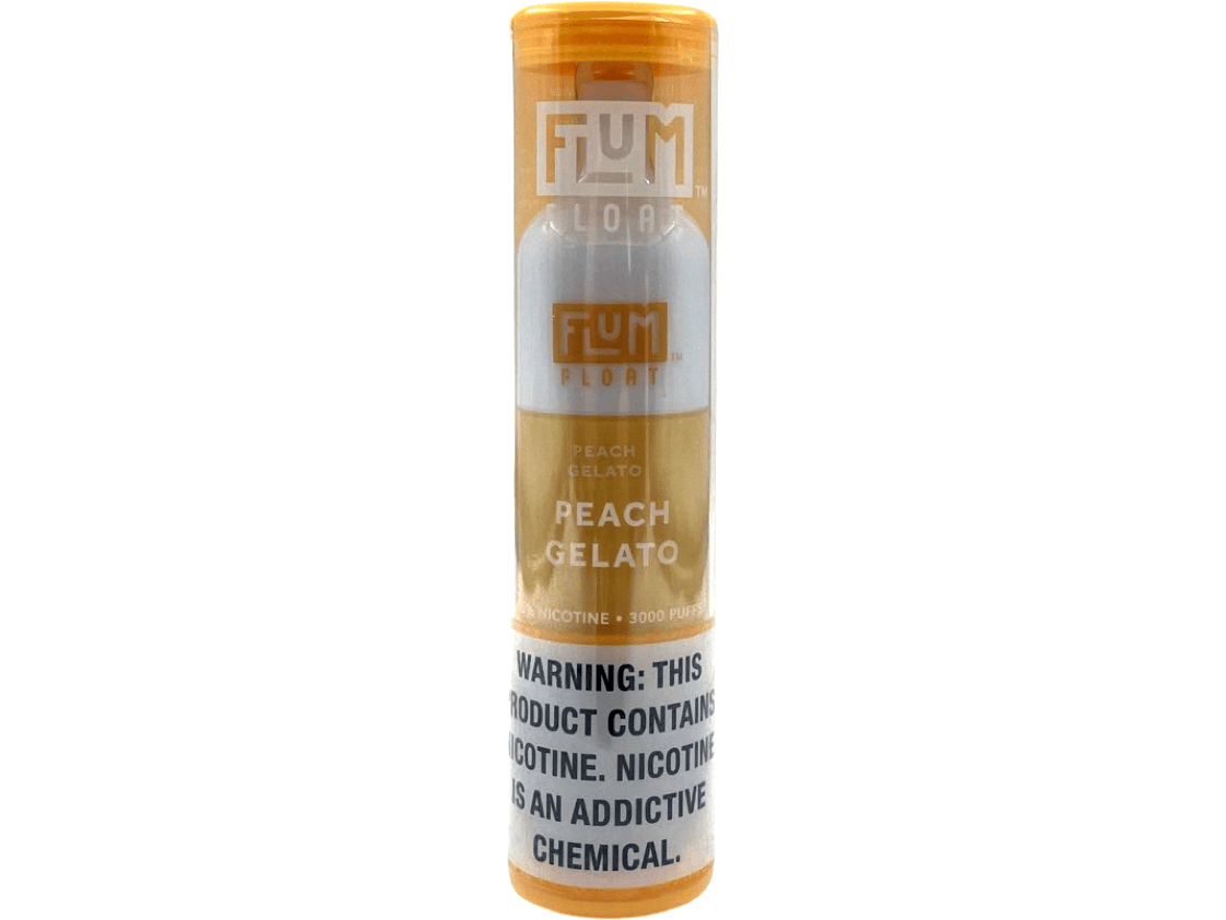 Flum Float PEach Gelato disposable vape device - 3,000 puffs