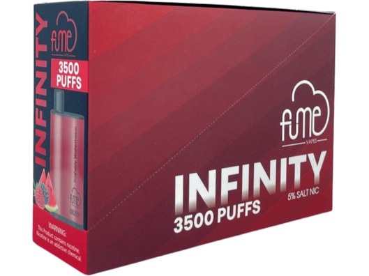 Fume Infinity Rasberry Watermelon Flavor - Disposable vape box / brick packaging 3500 puffs