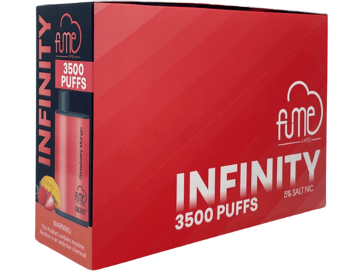 Fume Infinity Strawberry Mango Flavor - Disposable vape box / brick packaging 3500 puffs
