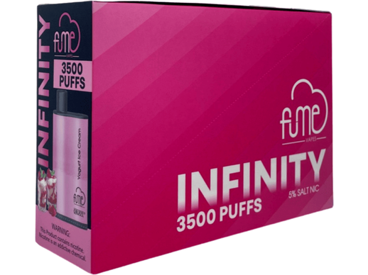 Fume Infinity Yogurt Ice Cream Flavor - Disposable vape Box / Brick packaging 3500 puffs