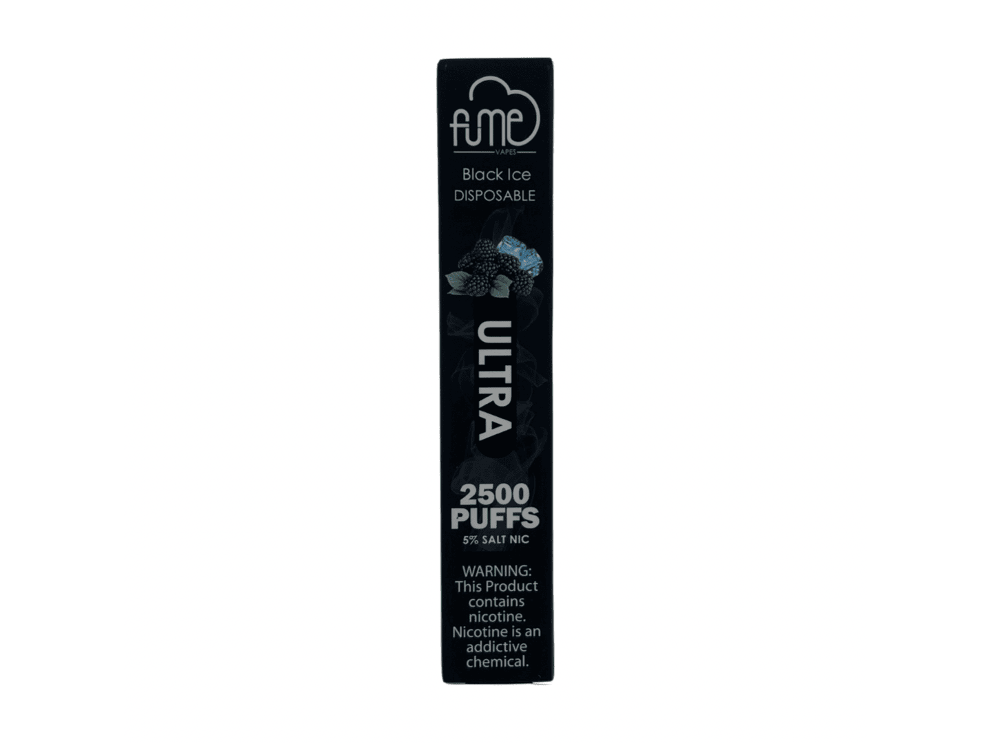 Fume Ultra Black Ice Front packaging 
