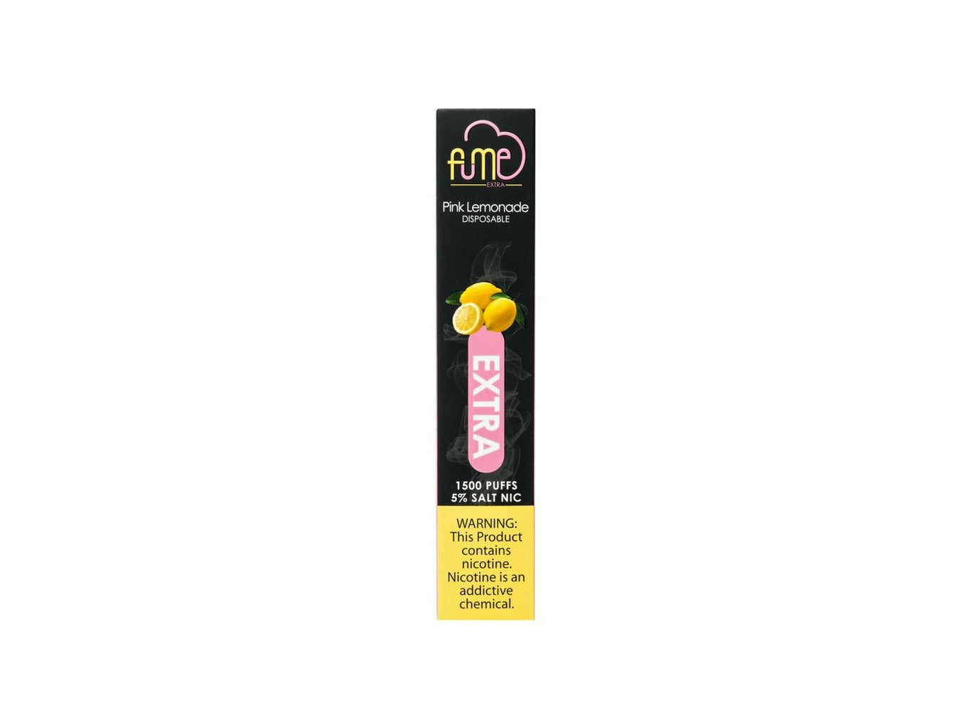 Fume Pink Lemonade size Extra disposable vape device box