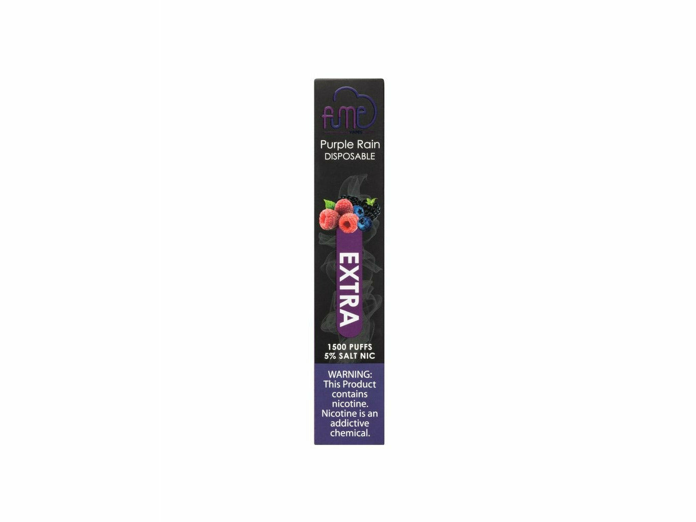 Fume Purple Rain size Extra disposable vape device Box