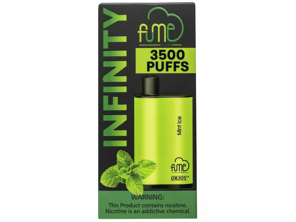 Fume Mint ICE size Infinity disposable vape device box