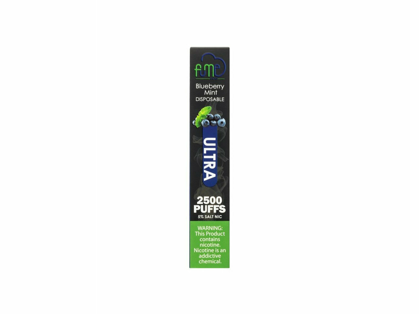 Fume Blueberry Mint size Ultra disposable vape device box