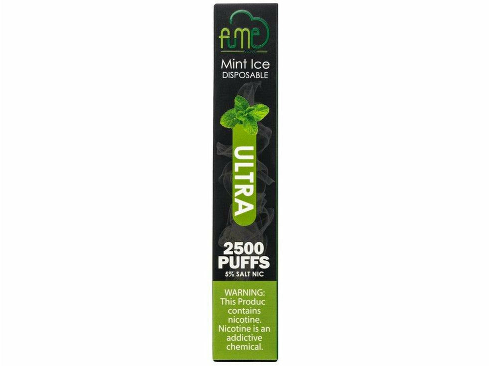 Fume Mint ICE size Ultra disposable vape device box